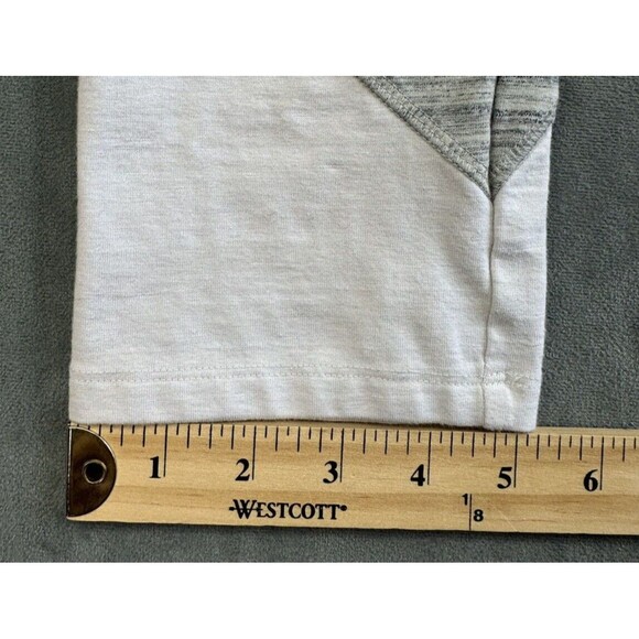 RBX Capri Leggings Women's Medium Gray White Pull On Elastic Waistband High Rise - Picture 8 of 9